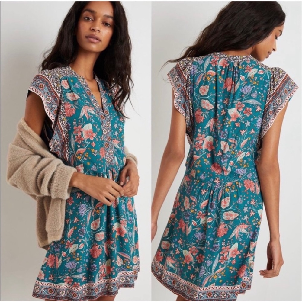 Anthropologie Zenia Dress Size L